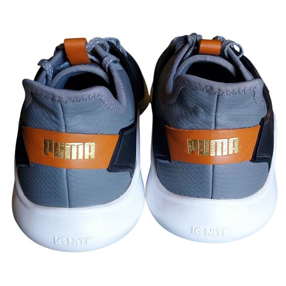 Puma IGNITE FASTEN8 PRO Men's Spikeless Gray Golf Shoes PWRStrap Fit Size 11.5 - Picture 7 of 10